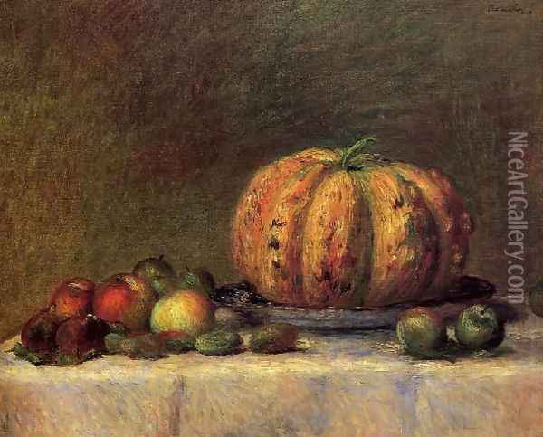 Still Life With Fruit3 Oil Painting - Pierre Auguste Renoir