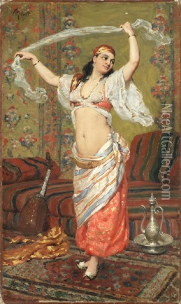 The Dancer Oil Painting - Victor Gabriel Gilbert