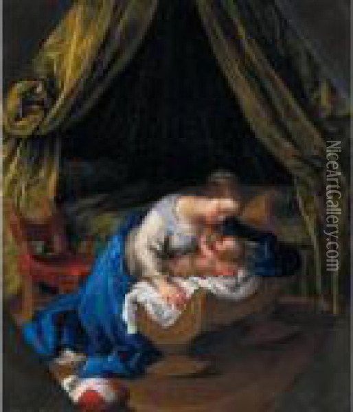 Madonna Col Bambino Oil Painting - Carlo Cignani