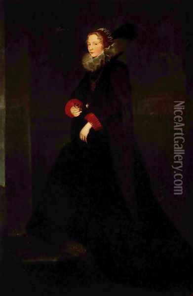 Portrait of the Marchesa Geronima Spinola Oil Painting - Sir Anthony Van Dyck