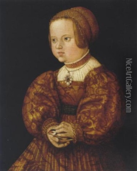 Anne Of Austria Oil Painting - Jakob Seisenegger
