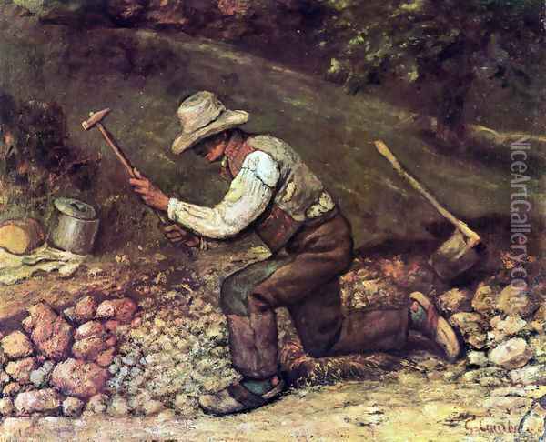 The Stone Breaker Oil Painting - Gustave Courbet