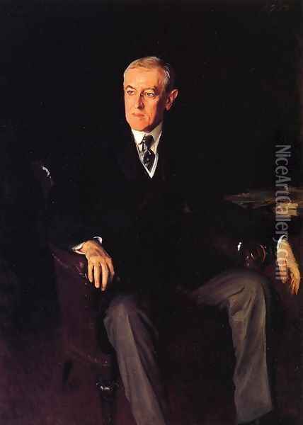 President Woodrow Wilson Oil Painting - John Singer Sargent