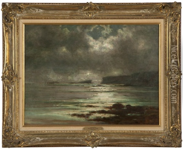 Salton Sea Oil Painting - William Lee Judson