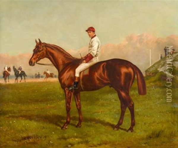 Before The Race Oil Painting - William H. Hopkins and Edmund Havell