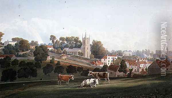 Brislington Bristol Oil Painting - Samuel Jackson