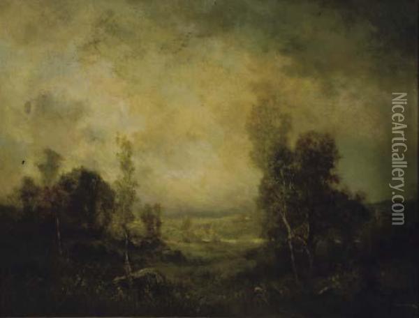 The Approaching Storm Oil Painting - Robert Crannell Minor