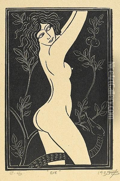 Eleven Prints Oil Painting - Eric Gill