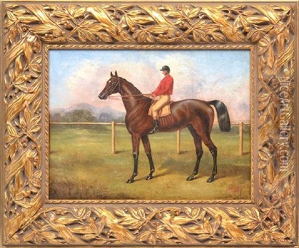 Ely, Winner Of The Ascot Golden Cup Oil Painting - Herbert Menzies Marshall