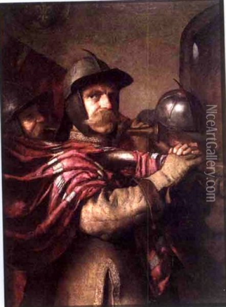 Conquistadores Oil Painting - William John Wainwright