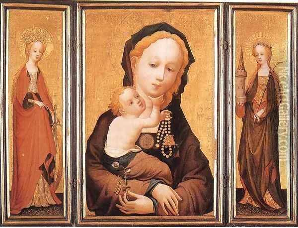 Triptych Oil Painting - Master of Saint Veronica