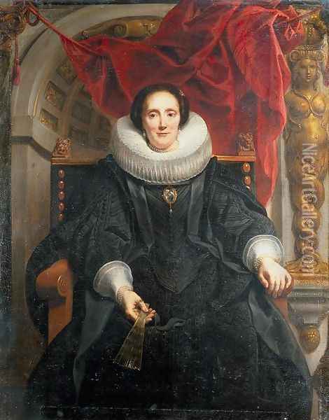 Portrait of Catharina Behagel Oil Painting - Jacob Jordaens