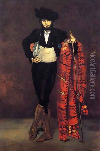 Young Man in the Costume of a Majo Oil Painting - Edouard Manet