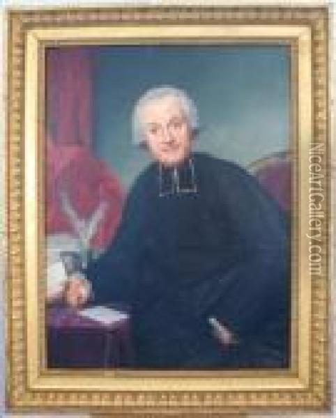 Portrait De L'abbe Deshayes Oil Painting - Anton von Maron