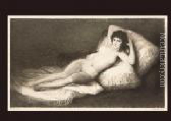 La Maja Desnuda Oil Painting - Francisco De Goya y Lucientes