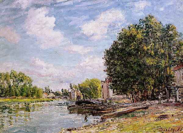 Moret-sur-Loing, 1885 Oil Painting - Alfred Sisley