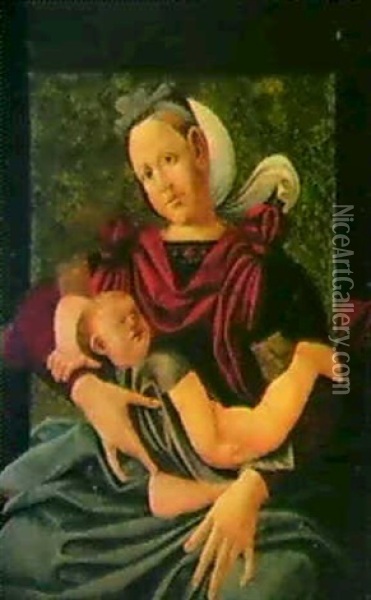 La Vierge A L'enfant Oil Painting - Jacopo de Barbari