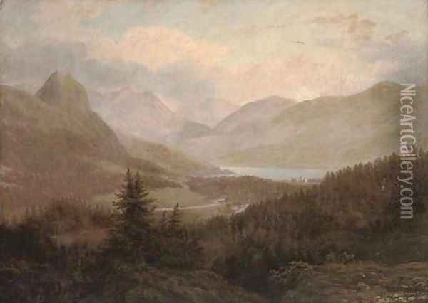 A view towards Inverary Castle Oil Painting - Alexander Nasmyth