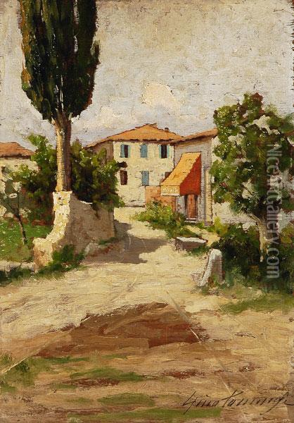Paesaggio Oil Painting - Gino Tommasi
