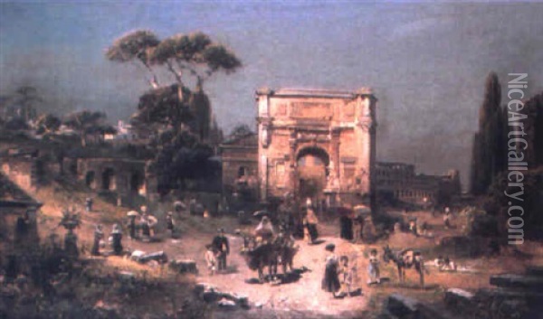 Rome Oil Painting - Robert Alott