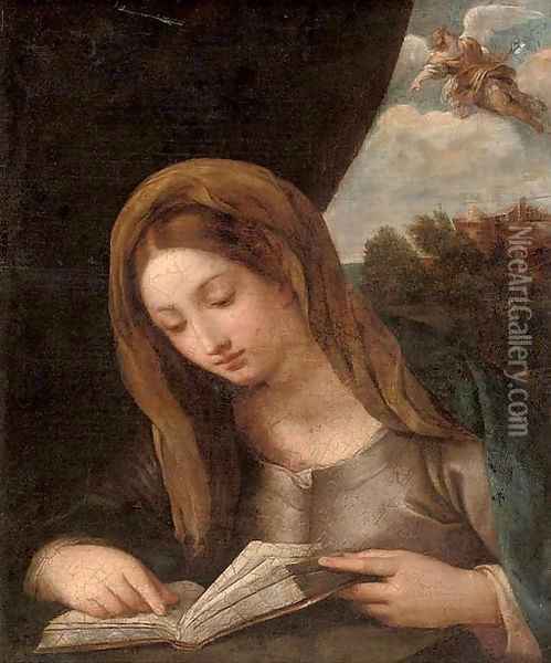 The Annunciation Oil Painting - Francesco Furini