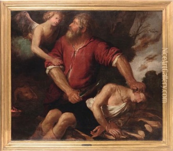 Sacrificio Di Isacco Oil Painting - Giovanni Andrea de Ferrari