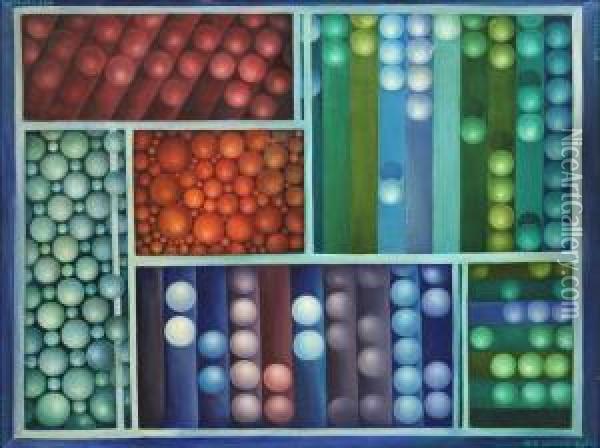 Esferas Oil Painting - Juan Jose Martinez Espinosa
