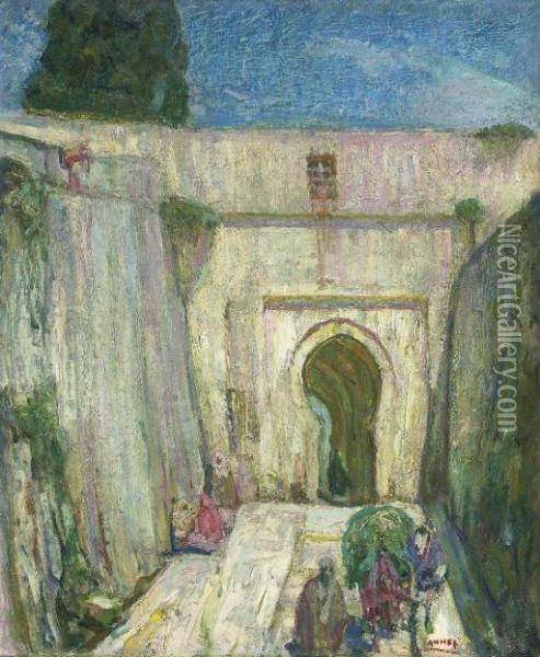 Midday, Tangiers Oil Painting - Henry Ossawa Tanner