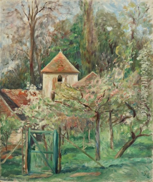 Paysage Au Moulin Oil Painting - Paule Gobillard