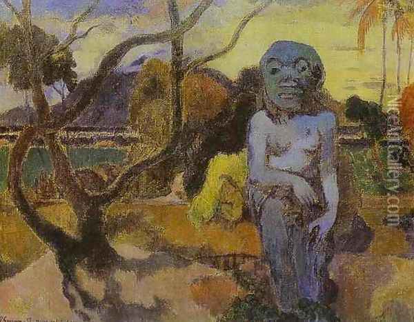 Rave Te Htit Aamy Aka The Idol Oil Painting - Paul Gauguin