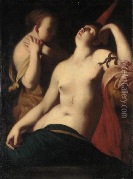 The Death Of Cleopatra Oil Painting -  Rosso Fiorentino (Giovanni Battista di Jacopo)
