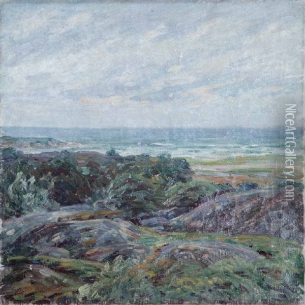 Coastal Scene Oil Painting - Charles Salis Kaelin