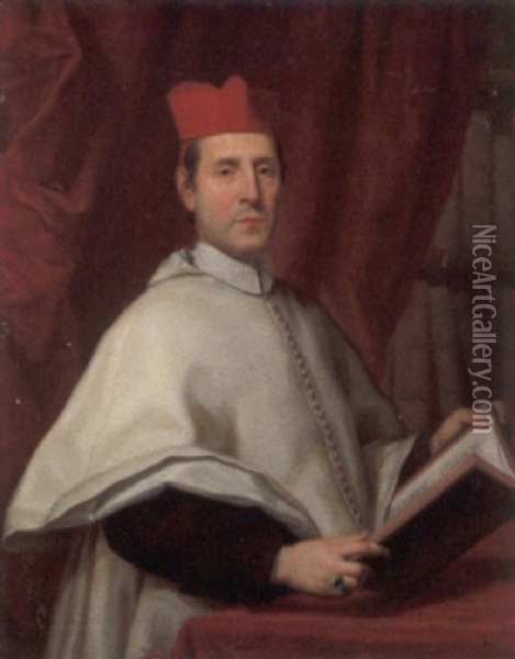 Ritratto Di Giovan Antonio Guadagni, Cardinale Dell'ordine Degli Scalzi Oil Painting - Giorgio Domenico Dupra