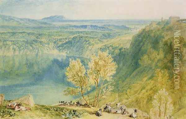 Lake Nemi Oil Painting - Joseph Mallord William Turner