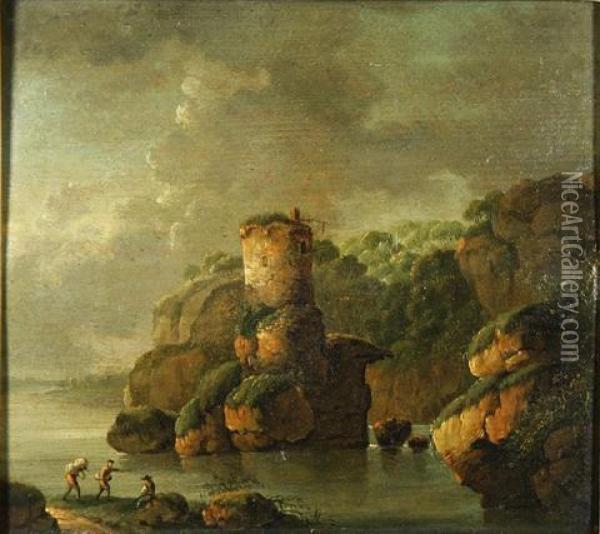 Isle Of Wright Oil Painting - Richard Wilson