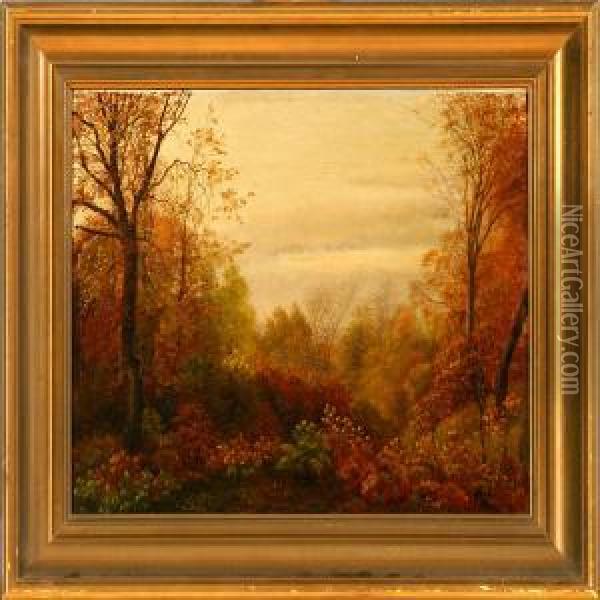 An Autumn Day Oil Painting - Vilhelm Peter C. Kyhn