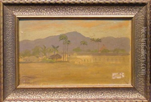 Daybreak, Trinidad Oil Painting - Frederick Samuel Dellenbaugh