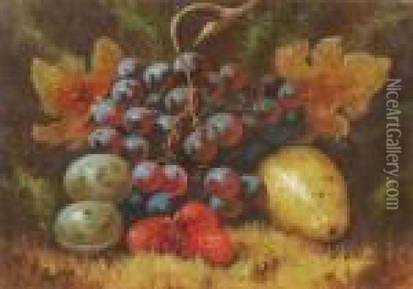 Still Lifes With Fruit Oil Painting - Charles Thomas Bale