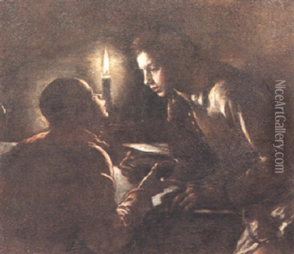 Esau Vende La Primogenitura A Giacobbe Oil Painting - Jacopo dal Ponte Bassano