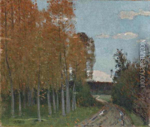 Chemin De Foret Oil Painting - Pierre Eugene Montezin