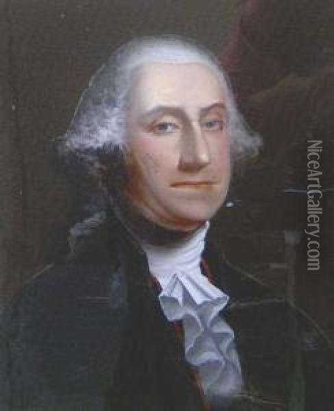 Portrait Of George Washington Oil Painting - William Matthew Prior