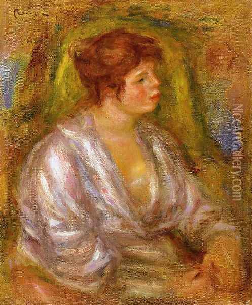 Portrait Of A Woman2 Oil Painting - Pierre Auguste Renoir