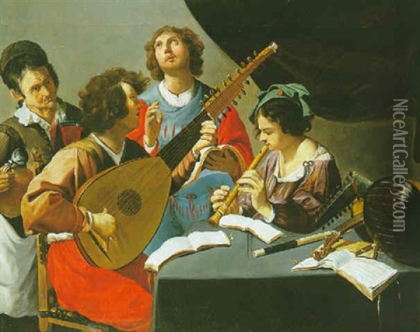 Le Concert Oil Painting - Theodoor Rombouts