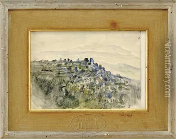 French Hillside Oil Painting - Albert Marquet