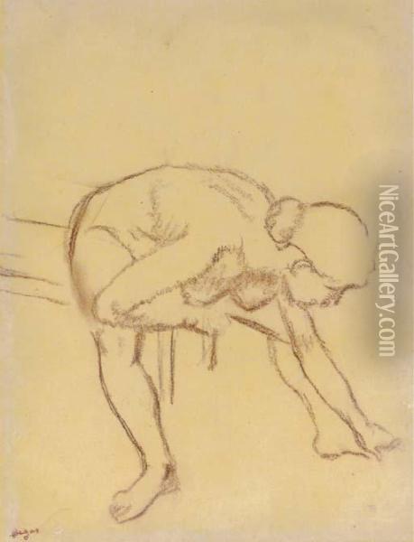 Femme Assise Oil Painting - Edgar Degas