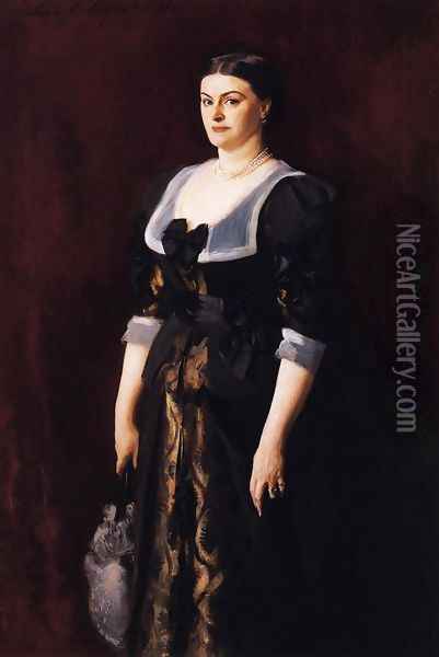 Mrs. Alice Mason Oil Painting - John Singer Sargent