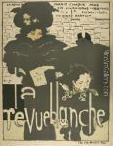 La Revue Blanche. Oil Painting - Pierre Bonnard