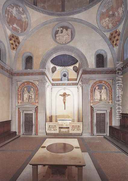 Old Sacristy Oil Painting - Donatello