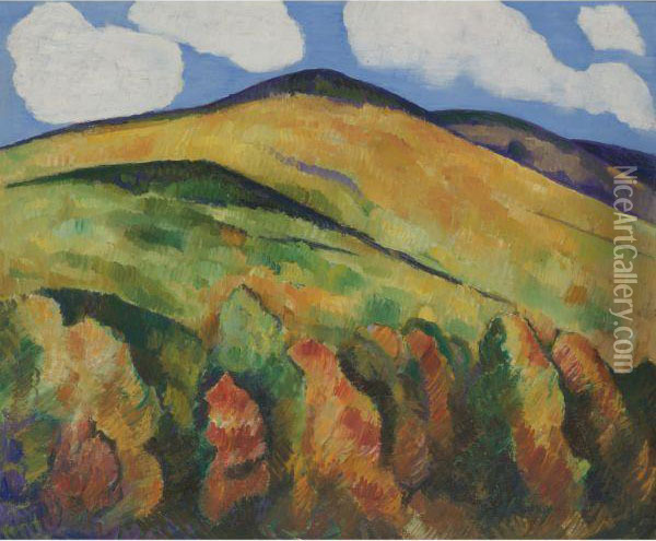 Mountains No. 22 Oil Painting - Marsden Hartley