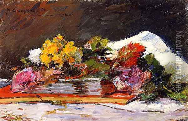 Bouquet of Flowers 1882 Oil Painting - Paul Gauguin